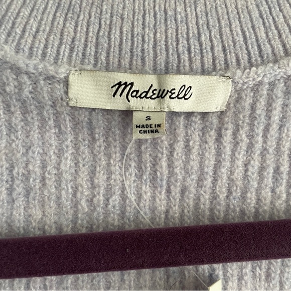 NWT Madewell Lavender Sweater | Size Small - Picture 2 of 4